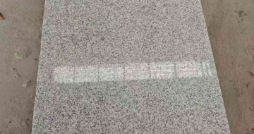 宿迁芝麻白光面毛板