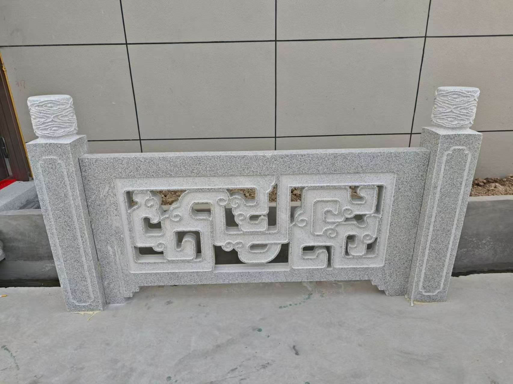 宿迁芝麻白河道栏杆 桥栏杆